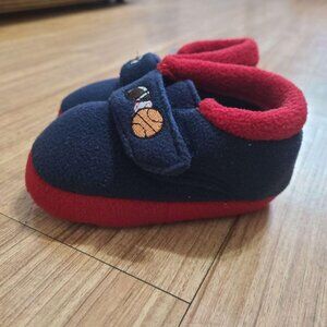 Plusheez Navy Sport Bootie Slippers